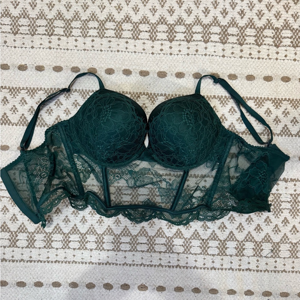 Victoria’s Secret Emerald Green Corset ( 36B )